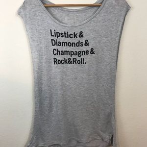 Betsey Johnson Rare Lipstick Tank